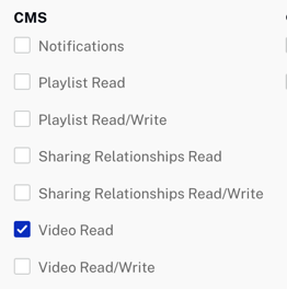 Autorisations API CMS