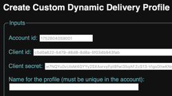 Créer un profil de livraison dynamique personnalisé