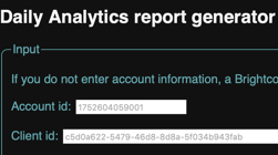 Générateur de rapports analytiques quotidiens