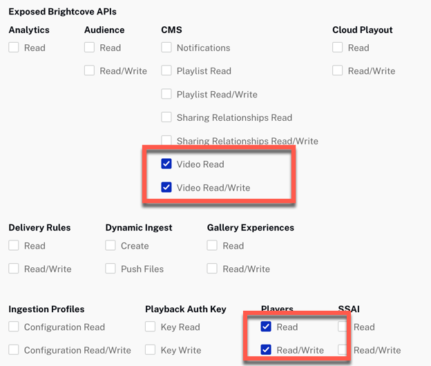 Interface utilisateur d'authentification de l'API